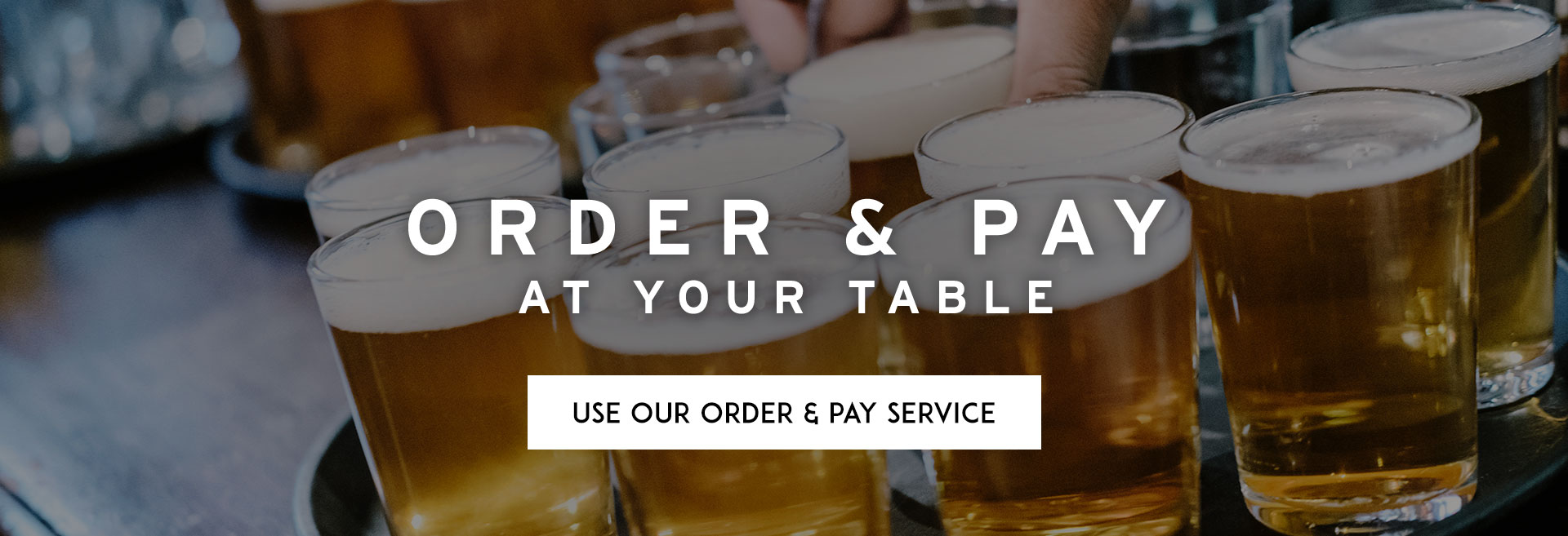 Order at table at The Junction hero