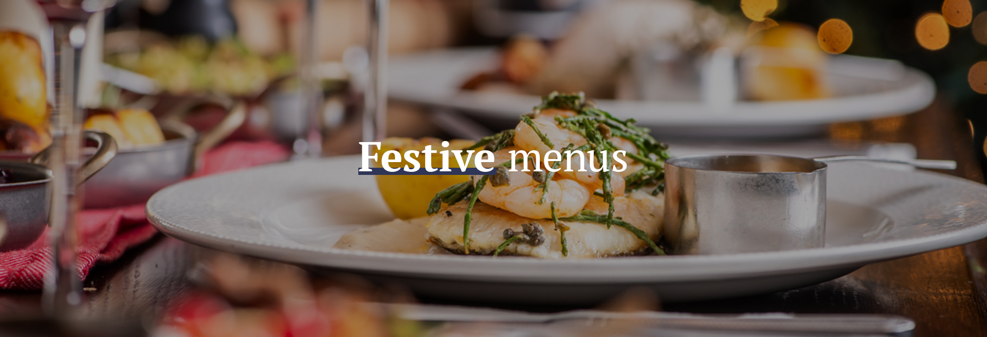 Festive Christmas Menu at The Junction 